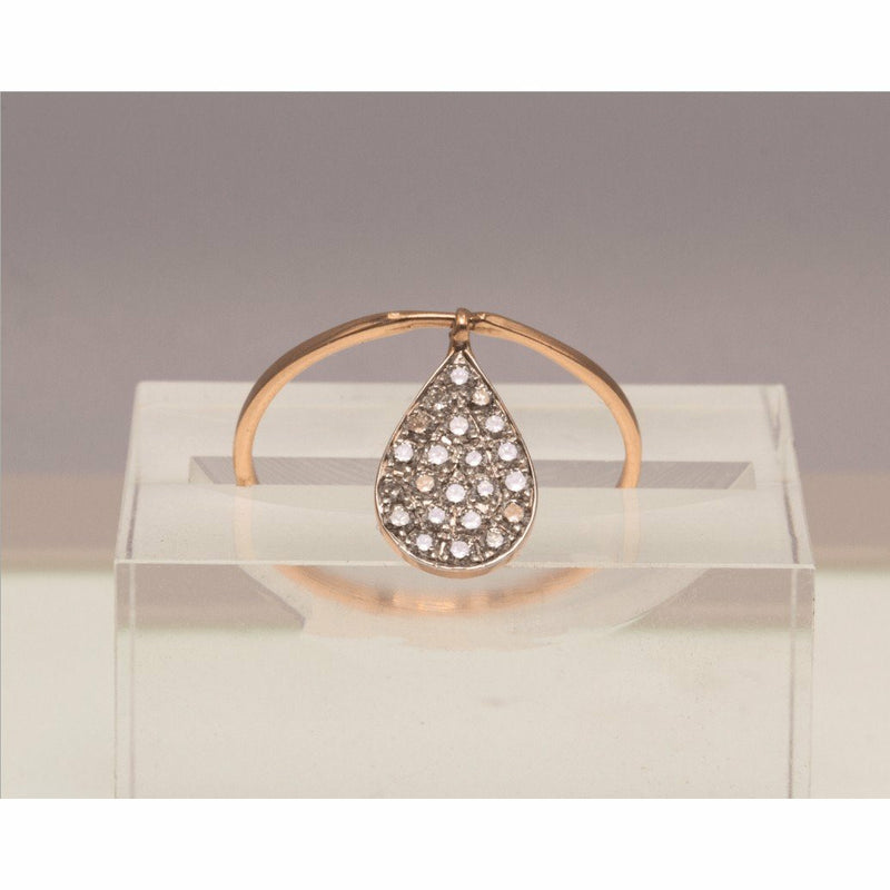 Pear Dancing Diamond-Ring-cocobycaroline.myshopify.com-Cocobycaroline